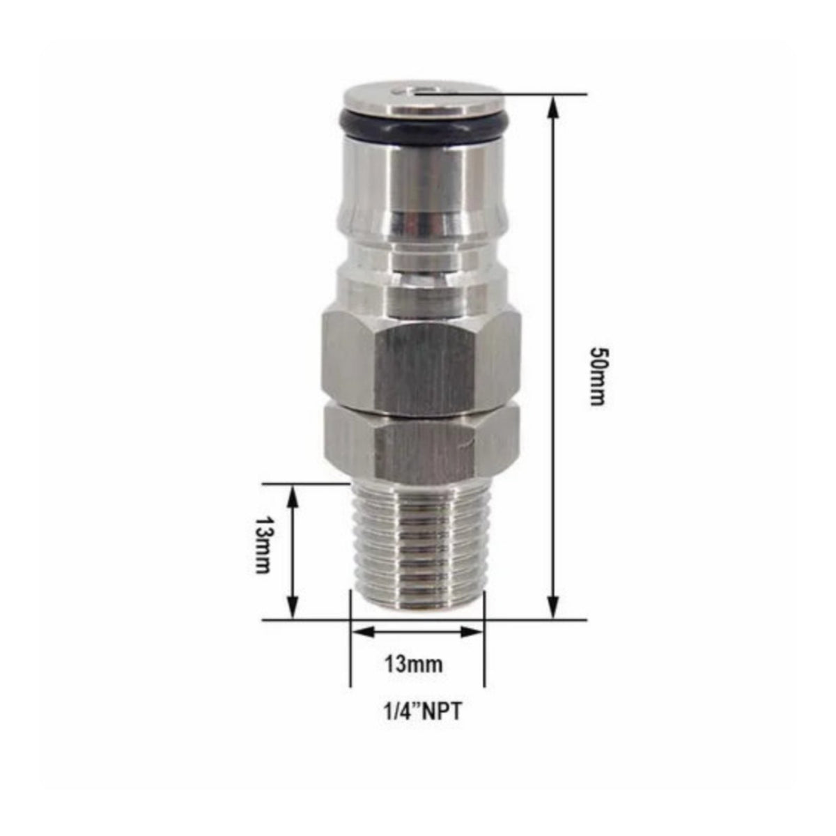 1/4 Inch NPT Ball Lock Fitting Ball Lock Post Food Grade