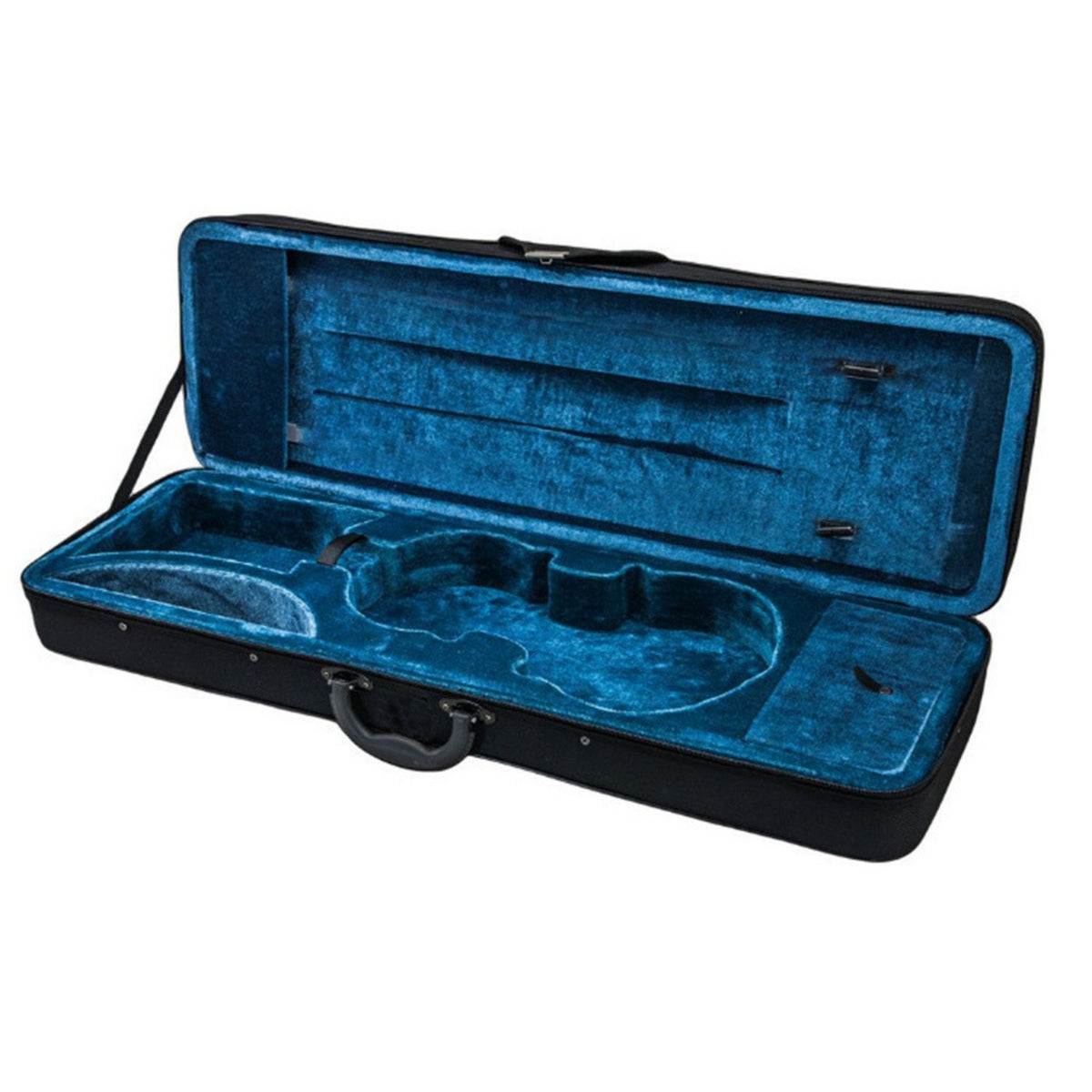 Hard-Sided Violin Case with Foam Structure Rectangular Violin Case Zippered Portable for Violinists, Students
