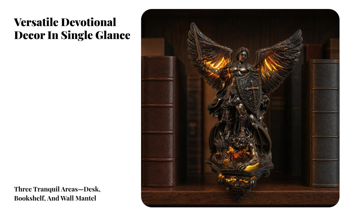 Exquisitely Carved Saint Archangel
