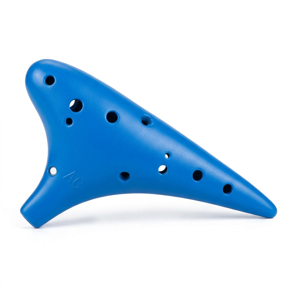12 Hole Alto Ocarina Resin Instrument for Beginners, Alto Hole for Learners, Ergonomic Design Ocarina Alto Gift, Education Wi