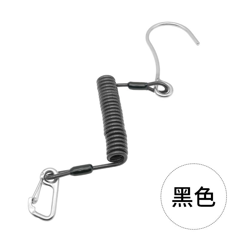 Black / Single Hook