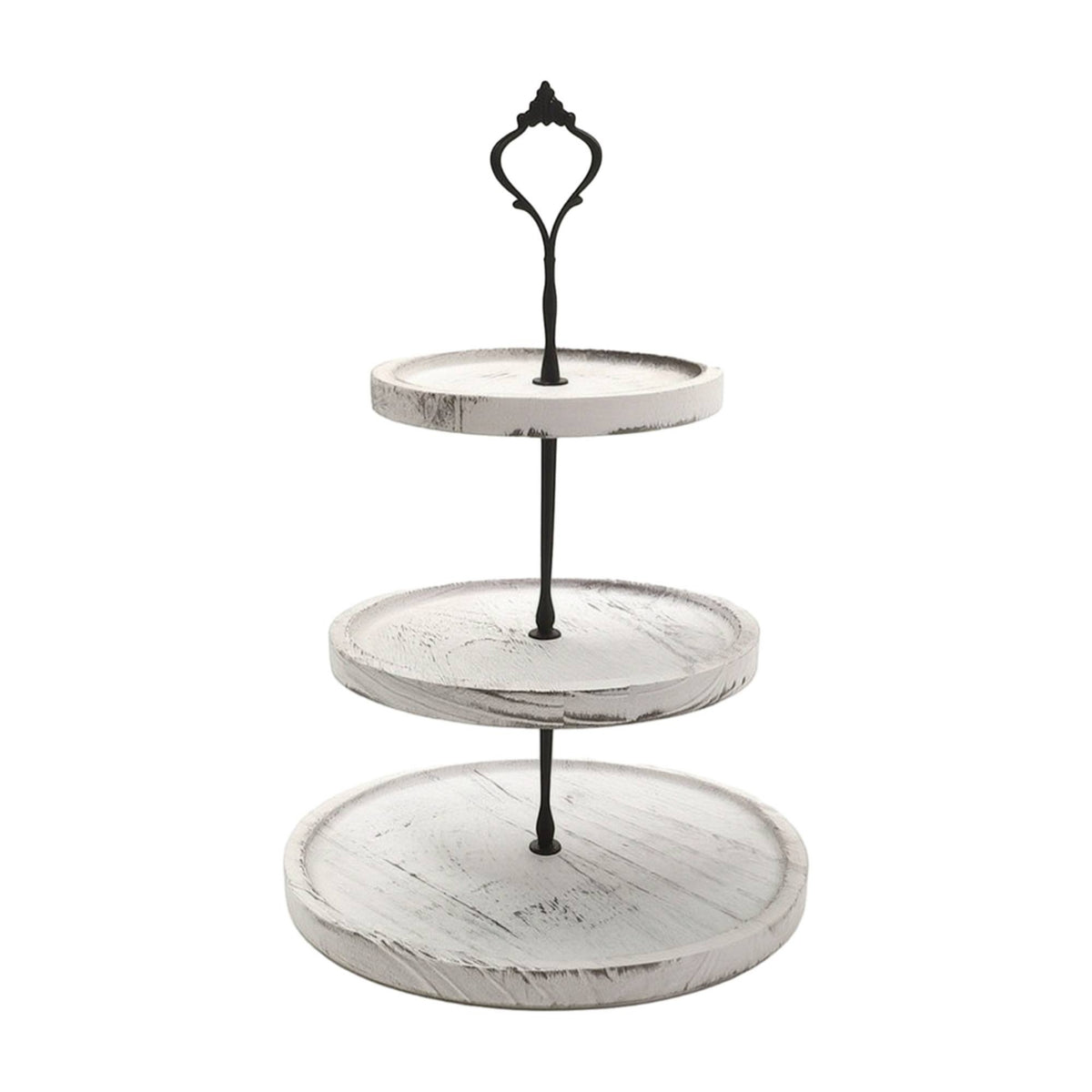 3 Tier Cupcake Stand Wooden Tiered Serving Tray Sturdy for Kitchen Counter