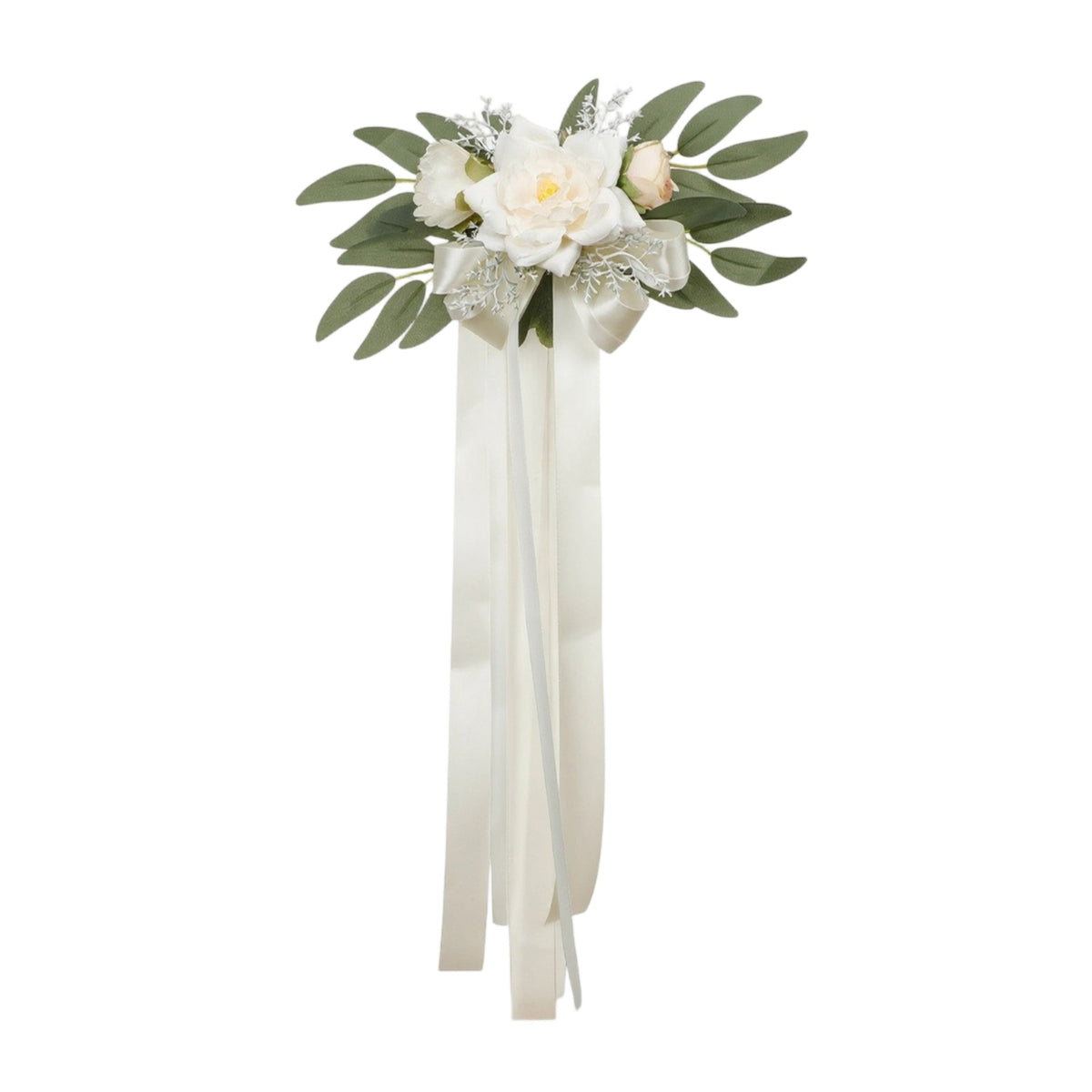Wedding Chair Decor Artificial Floral Arrangement Easy to Use for Brides