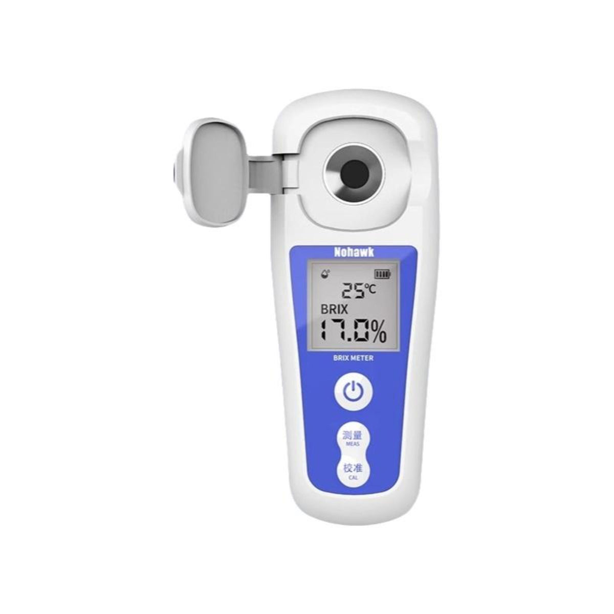 Digital Brix Refractometer, high-accuracy sweetness meter, fruit sweetness tester, portable handheld, automatic temperature compensation, suitable for watermelon, fruits, oranges, beverages, food, and laboratory use.