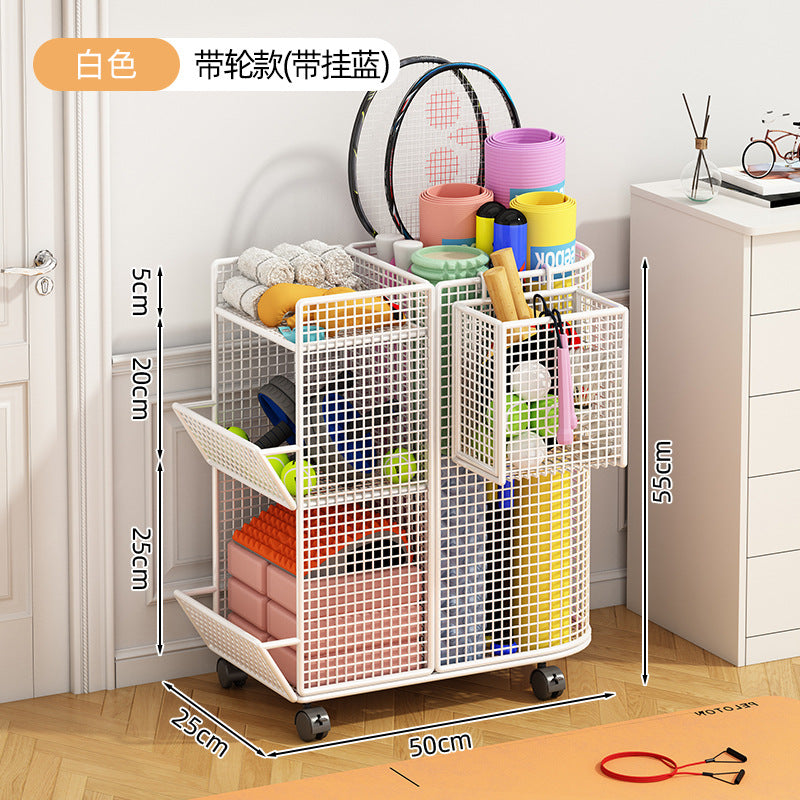 White / Mobile W Basket