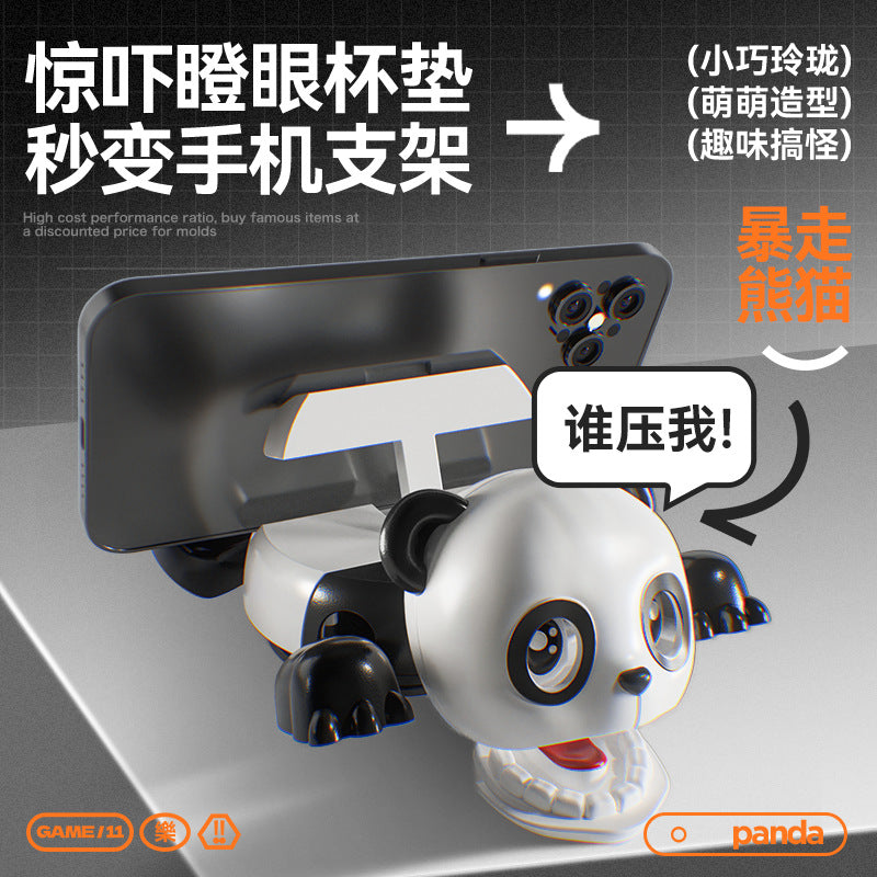 Novelty Turtle Coaster Panda Phone Stand Desk Toy