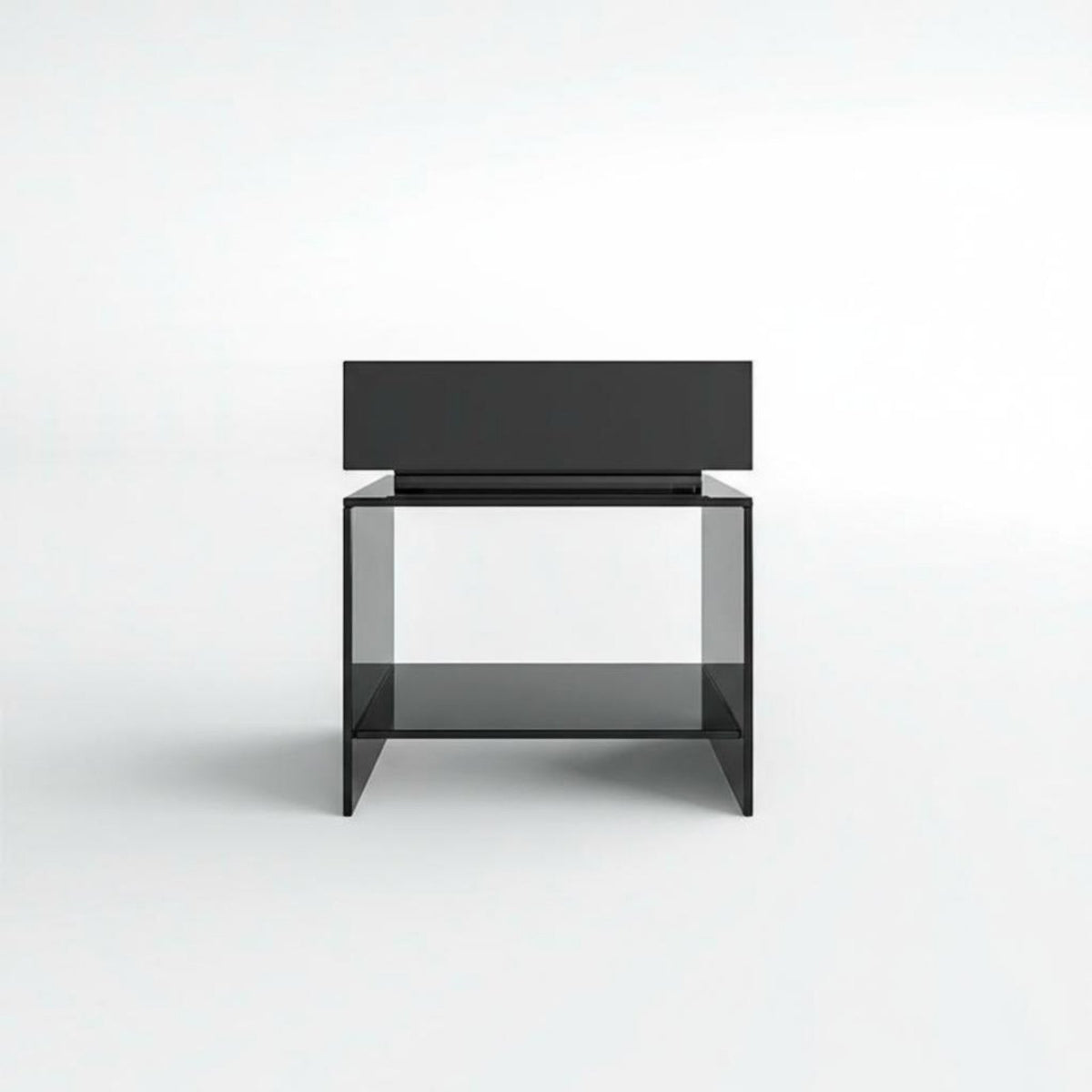 2-Drawer Bedside Chest Minimalist Design Side Cabinet Modern & Design Easy Assembly for Apartment Dwellers, Students, Office