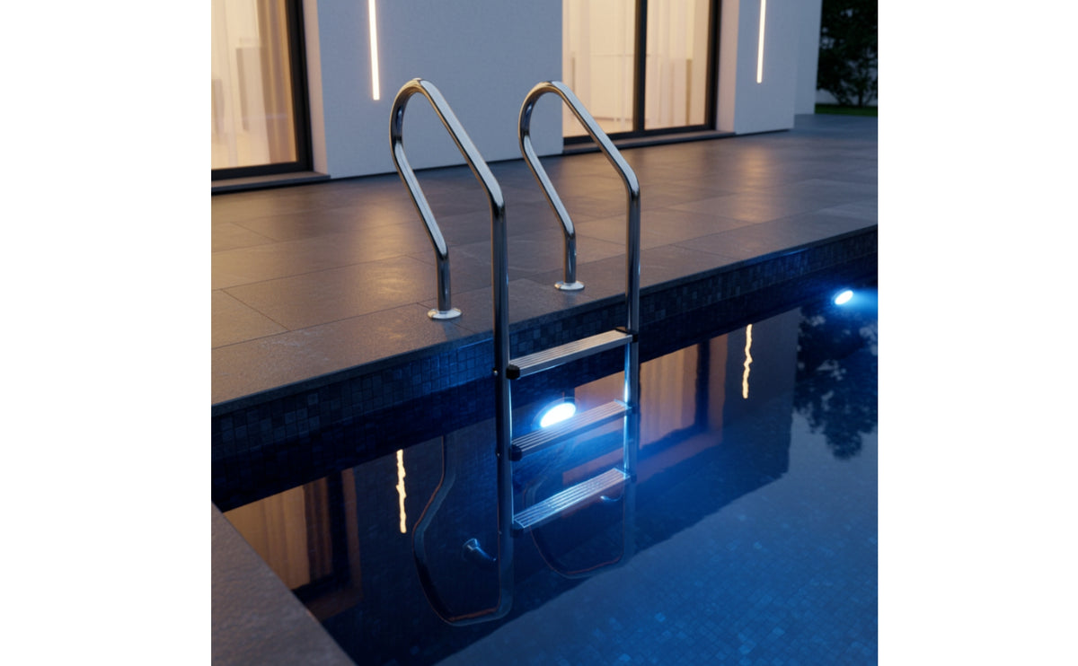Swimming Pool Ladder with Handrails Stainless Steel in-Ground Pool Ladder Anti-Slip