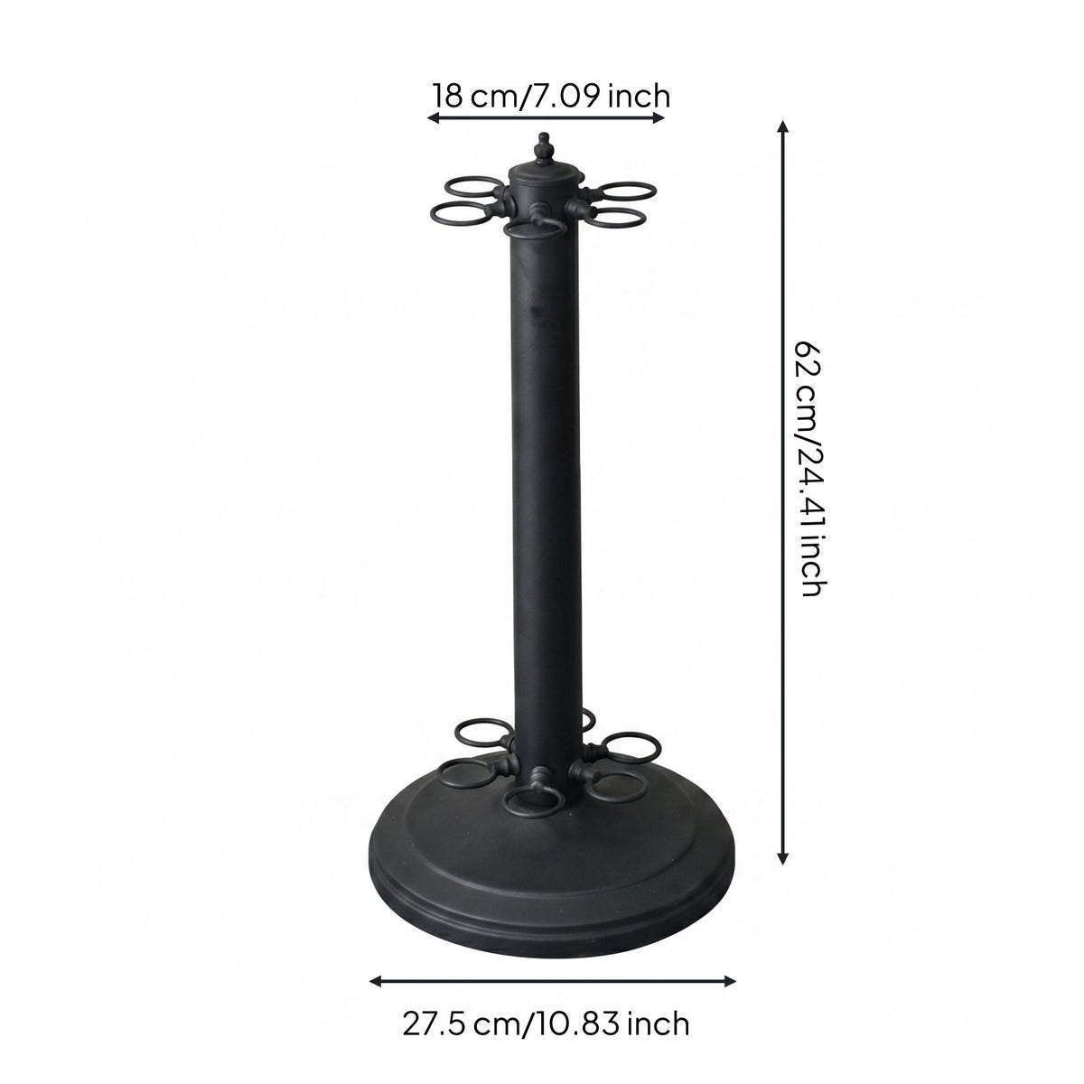 6 Hole Cue Rack Easy Assembly Game Room Game Room Equipment Saving Sports Storage