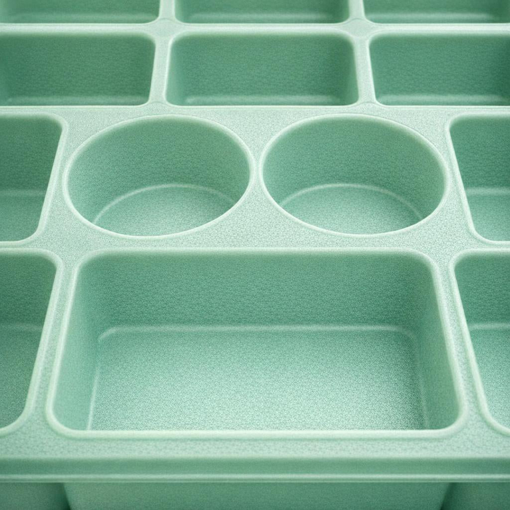Meal Prep Lunch Containers, Reusable Silicone Food Tray, Meal Prep Food Storage, Stackable Meal Prep Container with Dividers