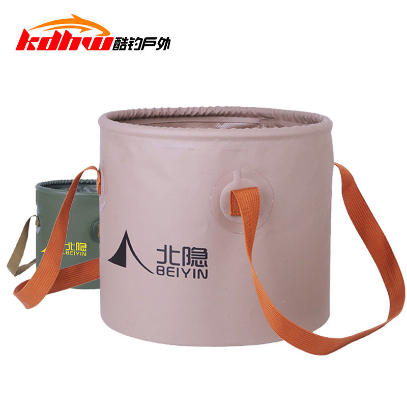 Large Capacity Outdoor Folding Water Bucket, Beach Bag, Camping Bucket, Portable Car Travel Wash Basin, Fishing Bucket