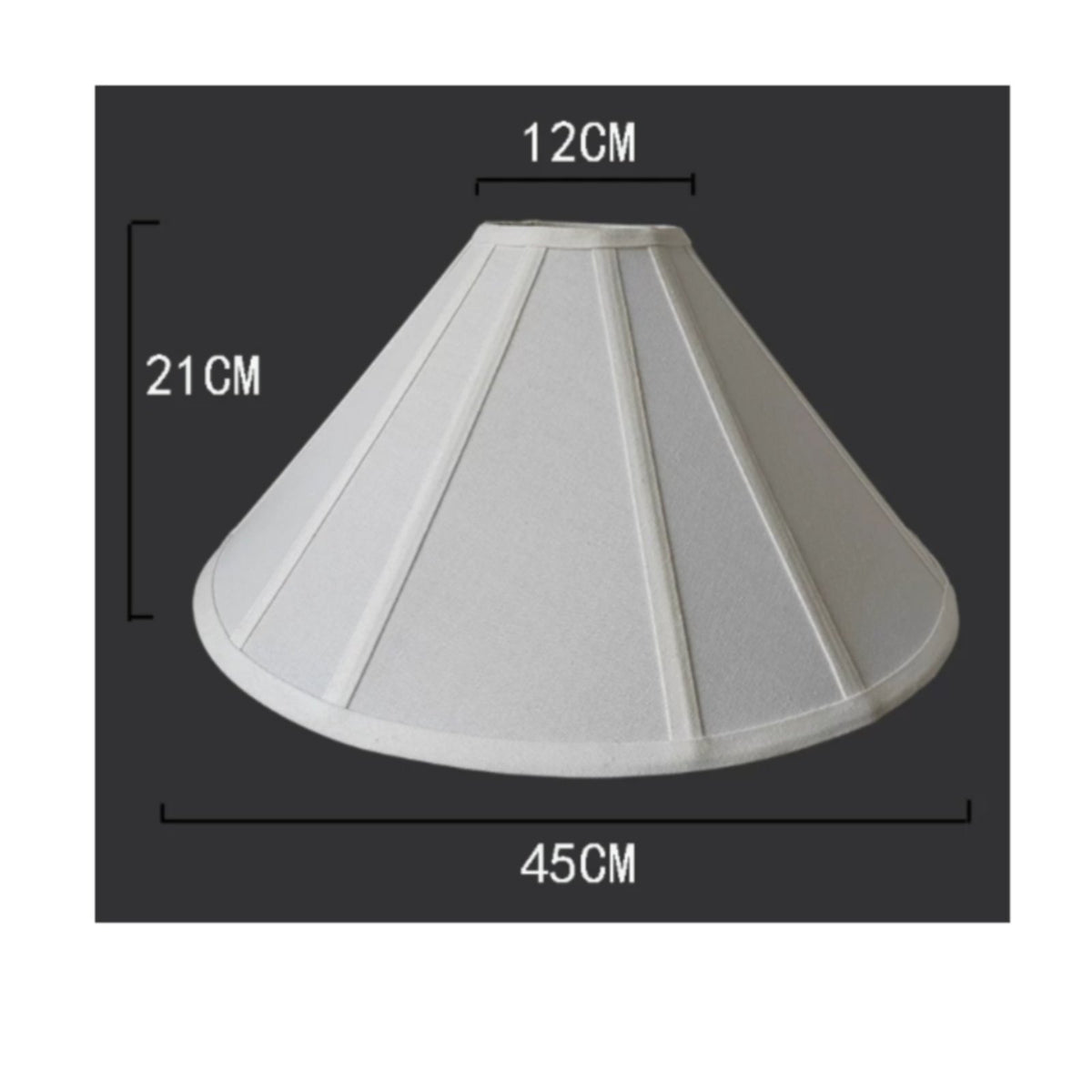 Floor Lamp Shade Wabi Sabi Design White Lampshade Eye-Friendly for Guest House