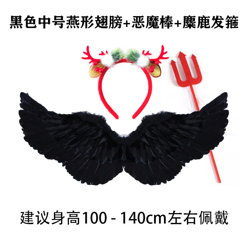 Blk M Devil Deer SET
