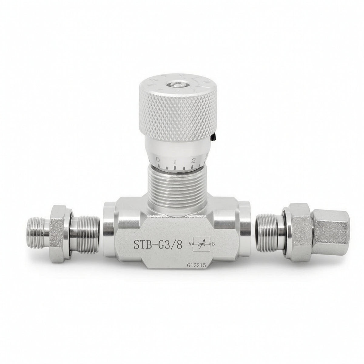 Industrial Hydraulic Rate Control Valve Threaded Inline Rate Control Valve Manual Hardware Compact for Machinery Technicians