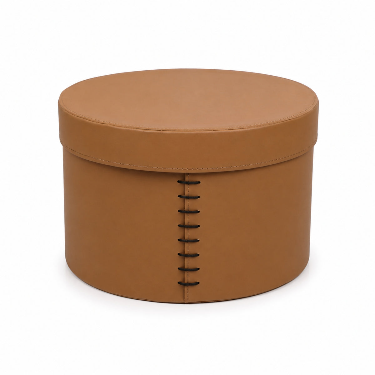 Cylindrical Storage Box Minimalist Organizer Boxes Lidded for Bedroom, Closet