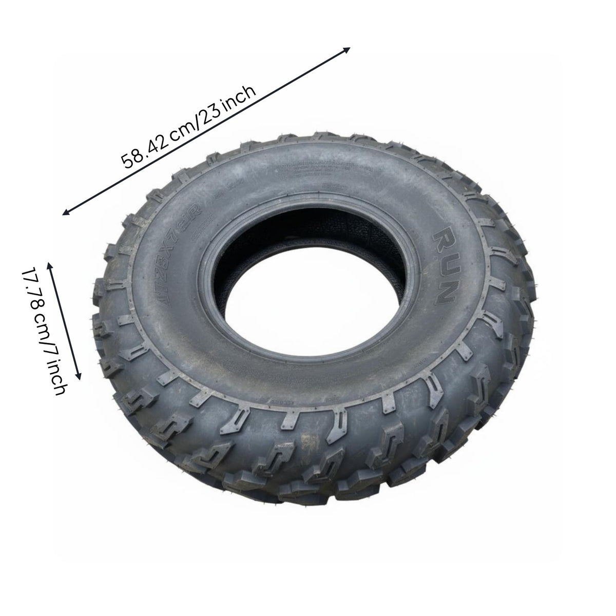 Go Small Vehicle Wheel Thick Groove Design ATV Tire Wheel Kart Tire