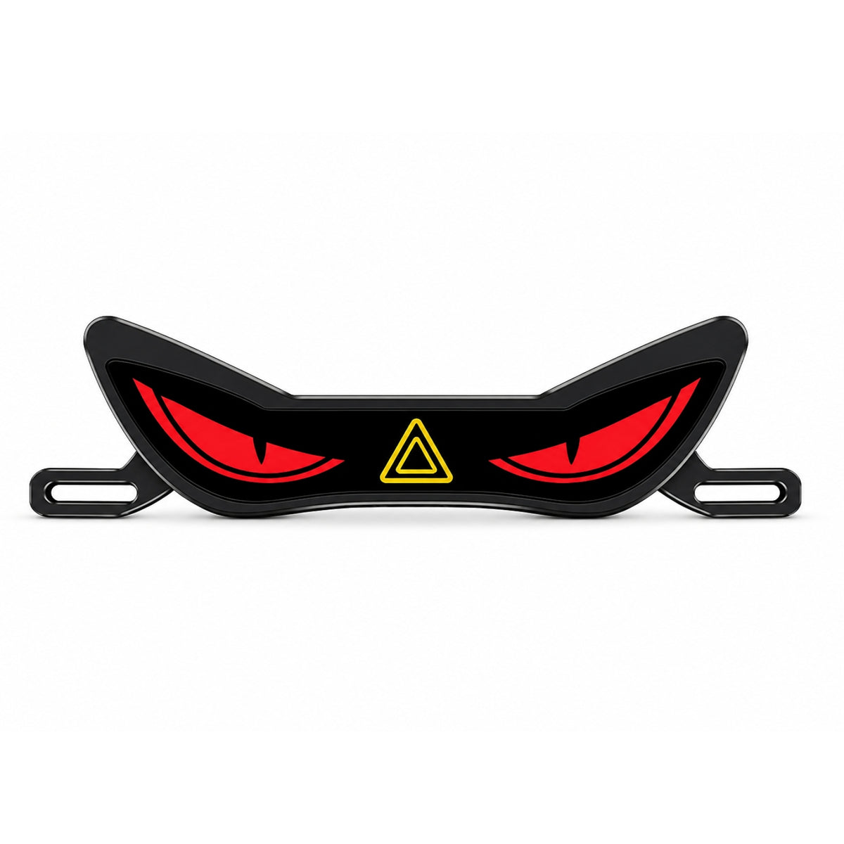 LED License Plate Light with Eye Design Decorative Motorcycle License Plate Light Slim Lighting Compact for Motorcyclists, Night Riding