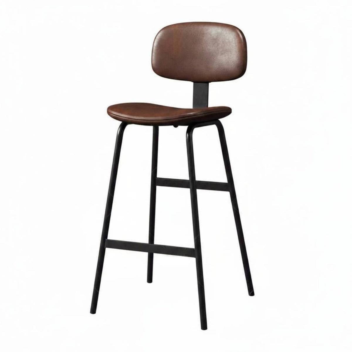 Lowrear Bar Stool Utilitarian Design High Chair with Spinerest Minimalist Design for Homeowners, Adults, Restaurant, Cafe