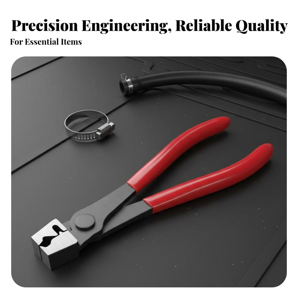 Hose Clamp Pliers Ergonomic Design Automotive Clamp Tool Heavy-Duty Spring Pliers for Mechanics, Plumbers, Engine Maintenance, Garage, Workshop