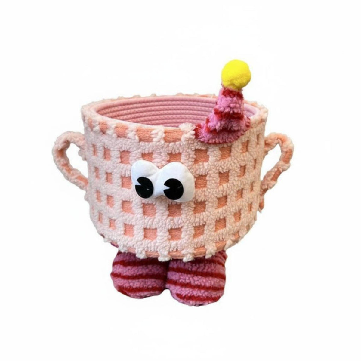 Monster Storage Basket Foldable Cartoon Character Basket Collapsible Design