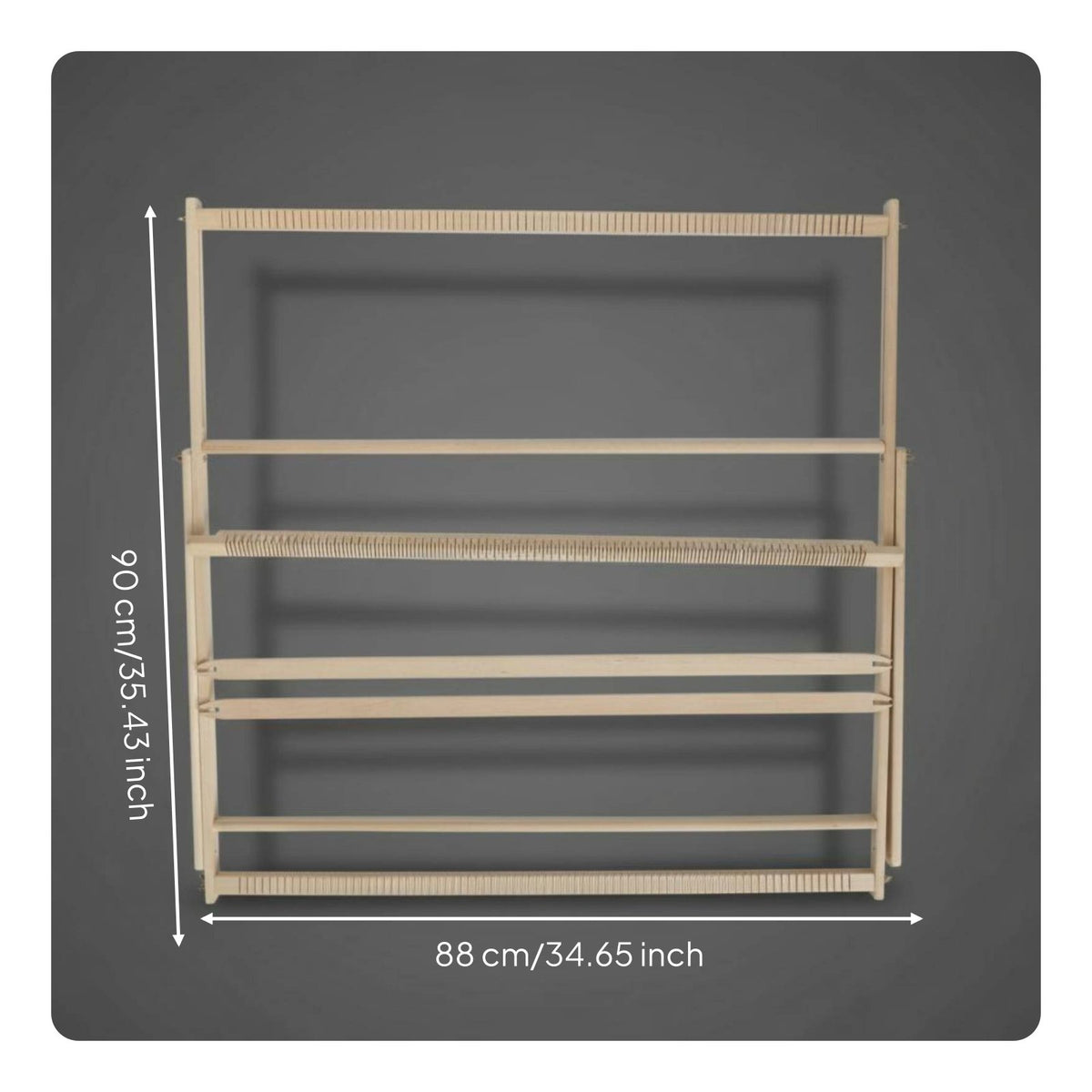 Wooden Weaving Loom Kit Screen-Unrestricted Activity Solid Wood Weaving Frame