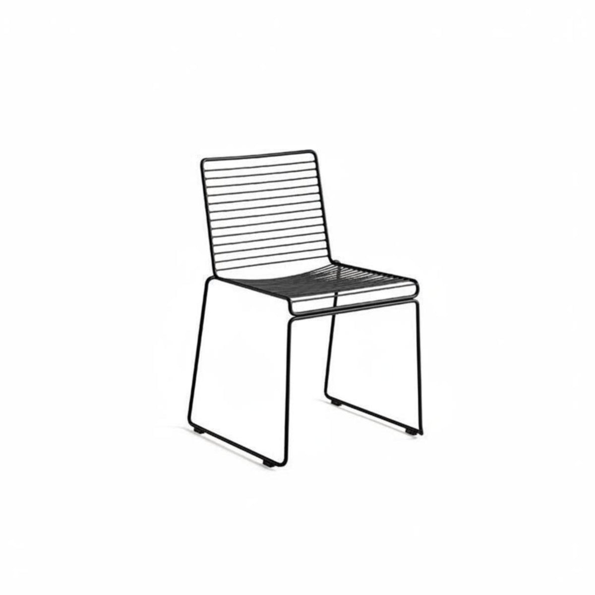 Stackable Geometric Wire Chair Nordic design hollowdoor Furniture Hollowed-hollow Design Garden Seating long-lasting Steel Construction for Cafe Owners, Homeowners, Adults, Patio, Dining Room, Balcony, Porch