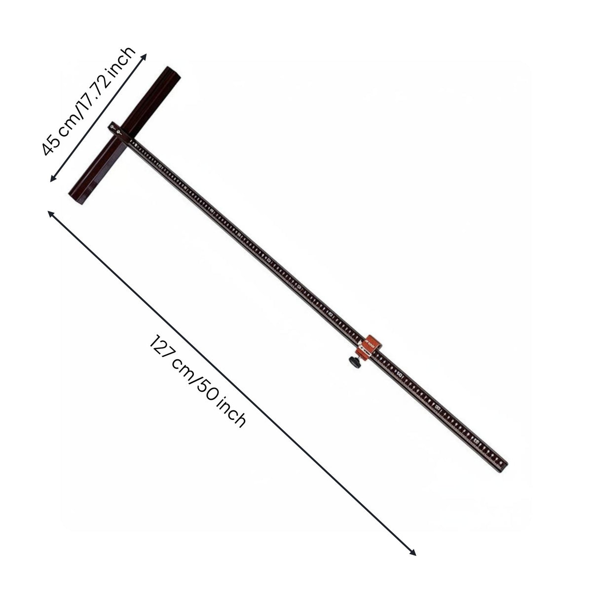 2-in-1 Glass Tile Cutter High Accurate T-Handle Glass Cutter for Renovation, Construction