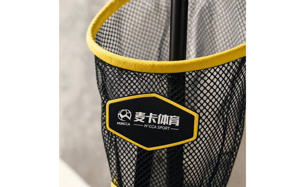 Telescopic Ball Picker with Basket Freestanding Ball Basket with Handle Portable Pickleball Retriever Easy Picking for Coaches, Training Sessions