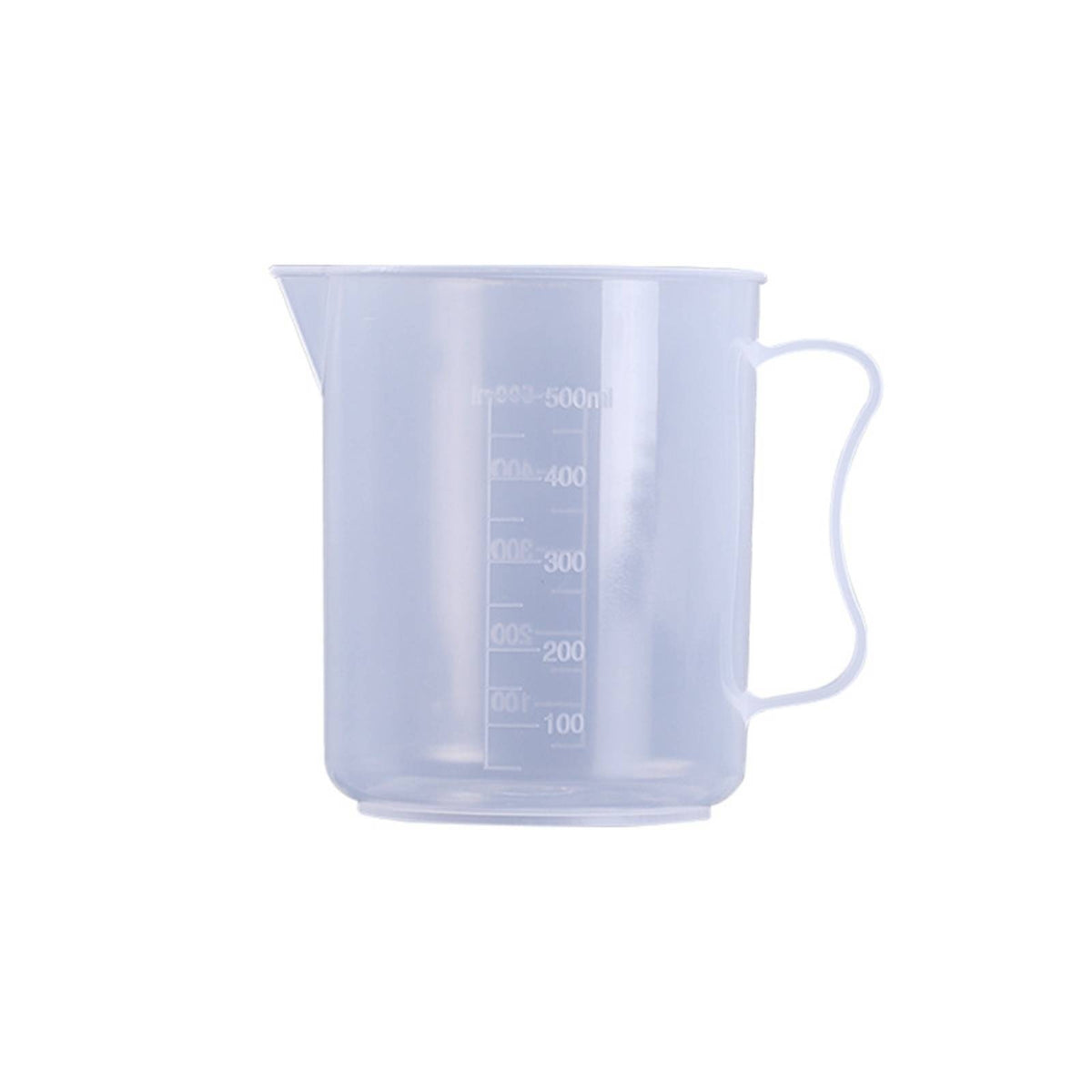 Plastic Measuring Cup Translucent Kitchen Tool Easy to Clean