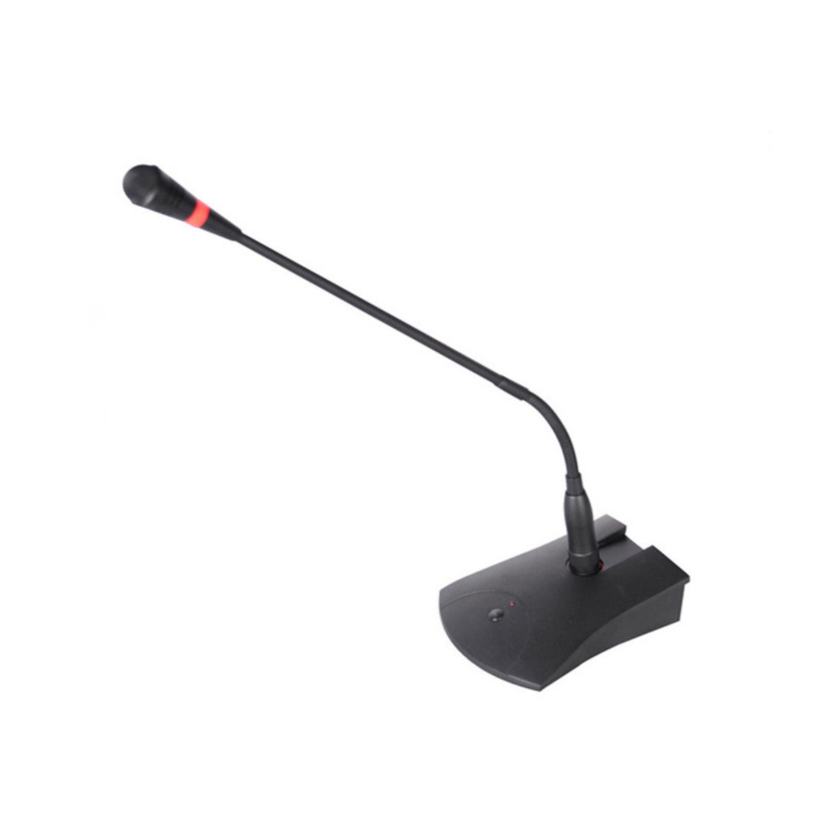 Phantom Powered Desktop Gooseneck Condenser Audio Pickup Cardioid Gooseneck Audio Pickup with Base Flexible Adjustable for Broadcasters