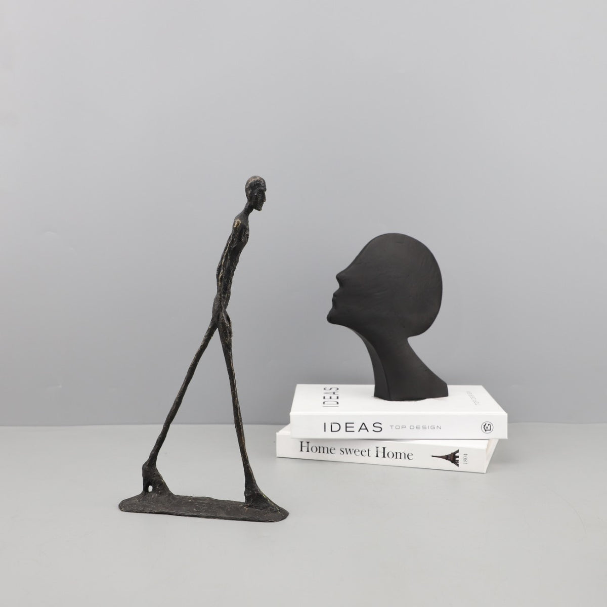 Modern Minimalist Cast Iron Figure Decorative Ornament