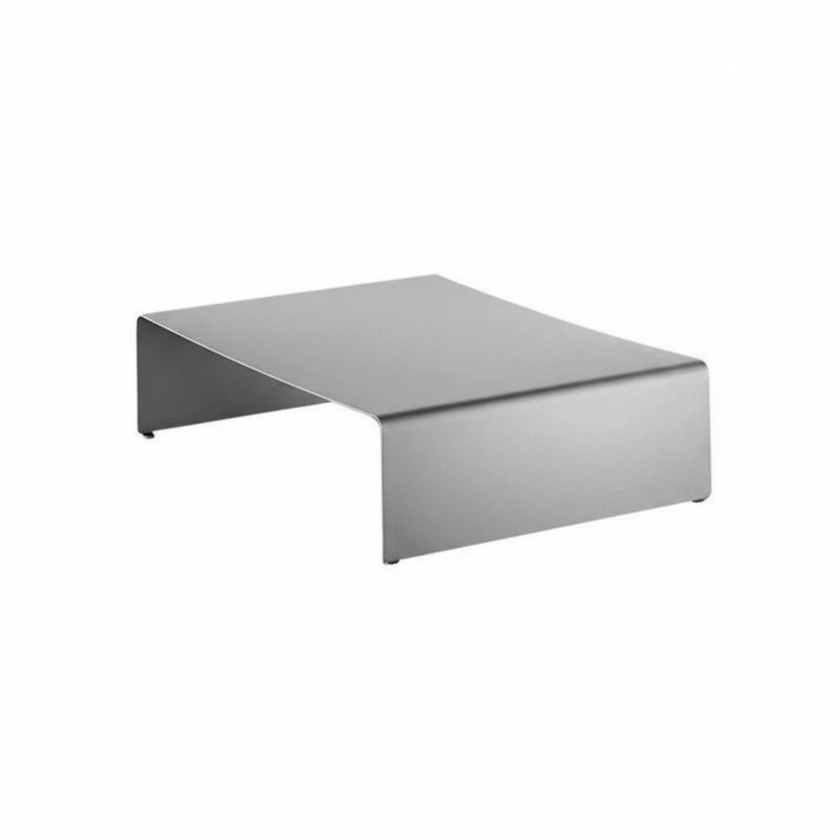 Folded Metal Coffee Table Modern Design Lowform Coffee Table Minimalist aesthetic Designer Piece for Homeowners, Showroom, Patio