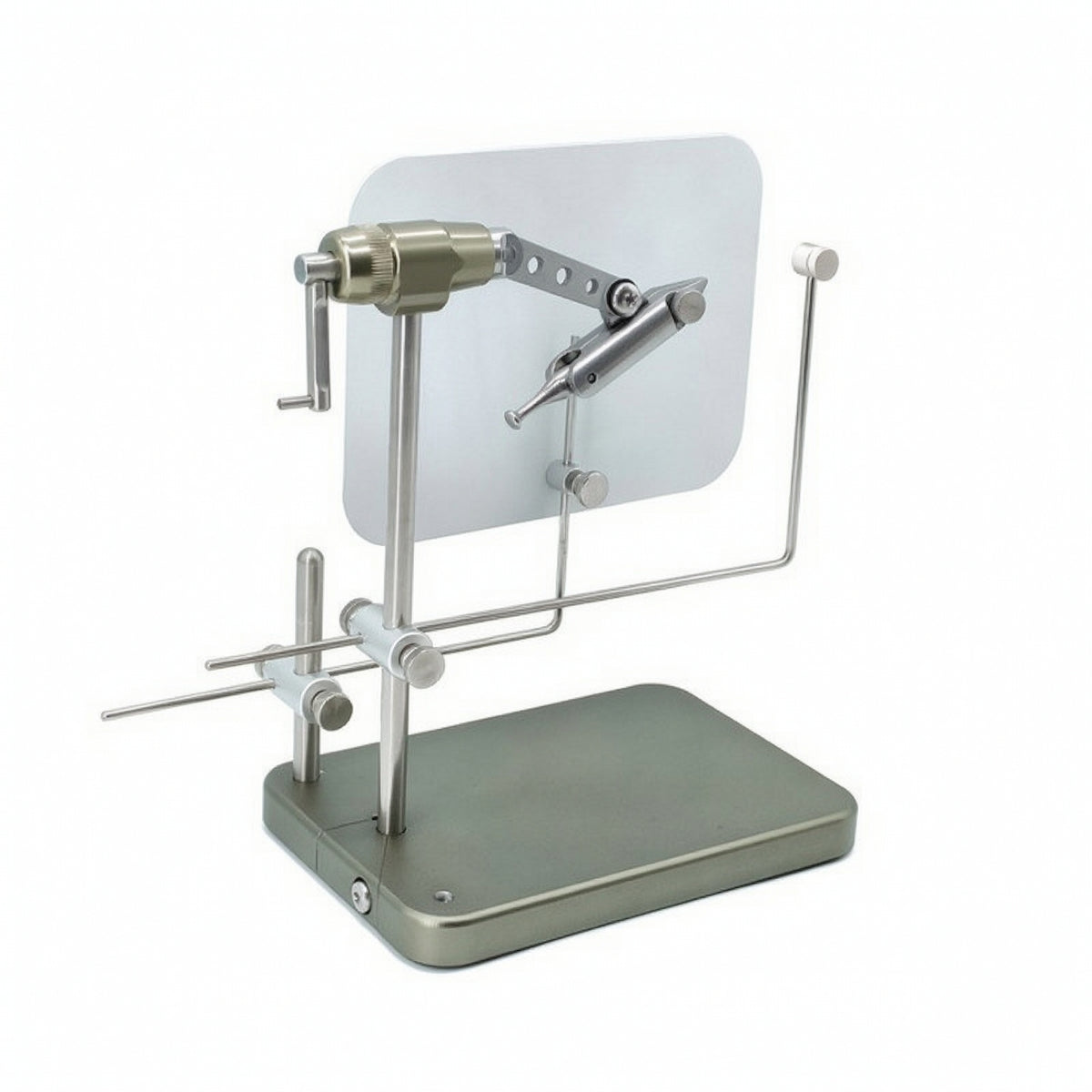 Fly Tying Workstation with Background Plate Compact Tool Smooth for Hobbyists