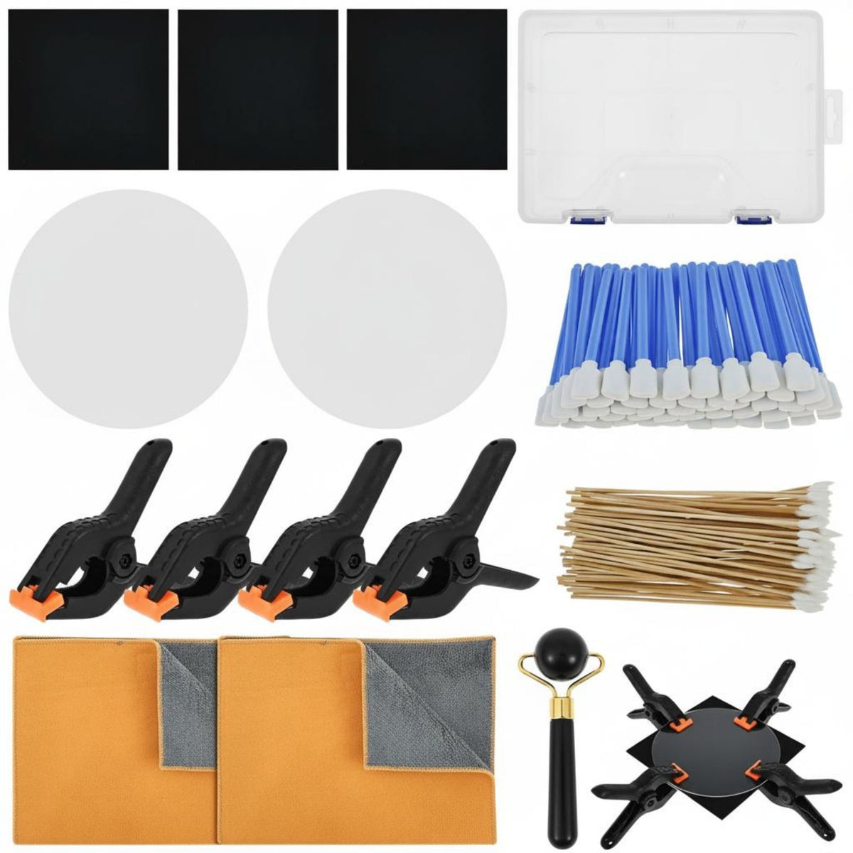 163 Pieces Restore Gloss Collector Card Maintenance Set Reusable Hobby Supplies