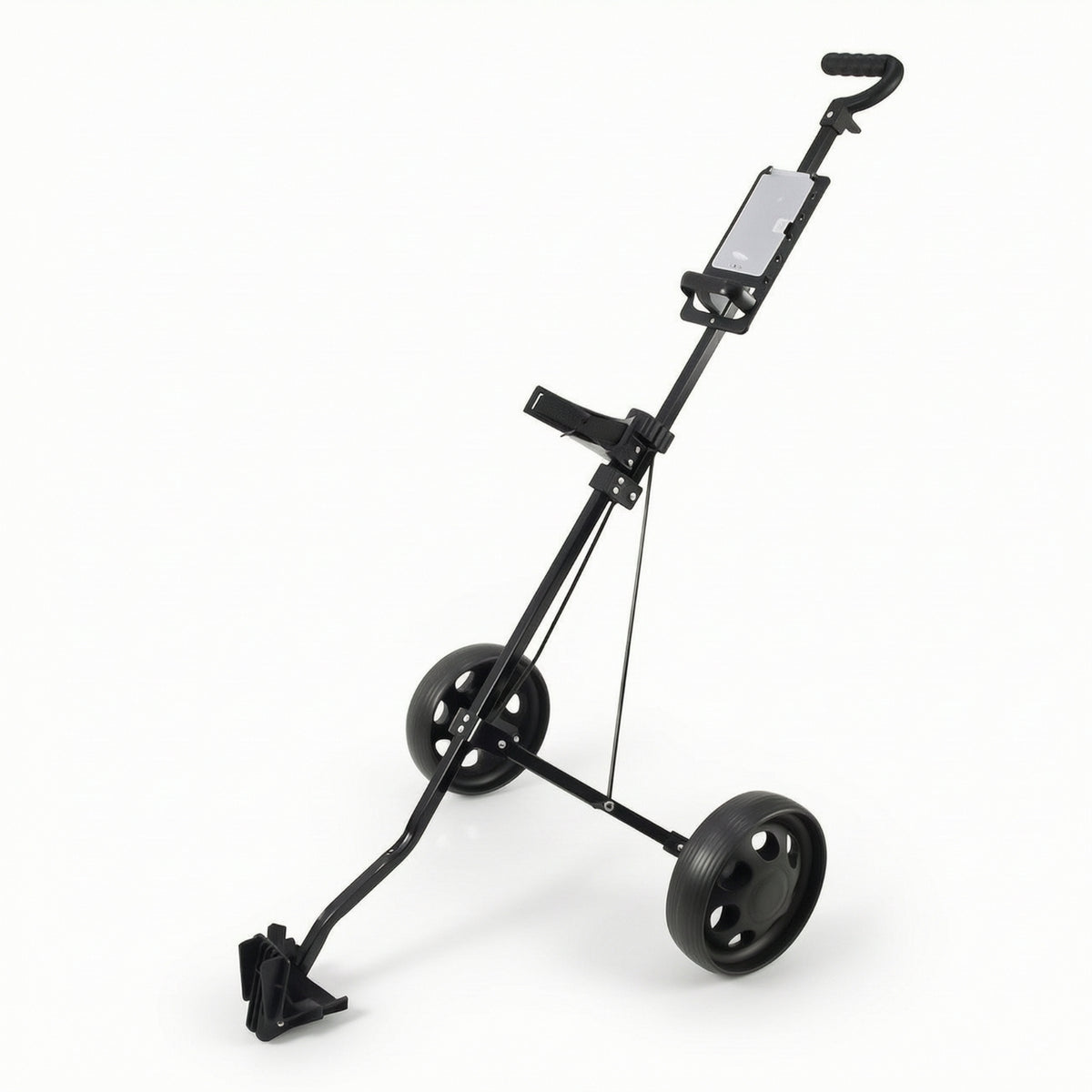 Foldable Golf Bag Cart Collapsible Golf Push Cart Compact Stable for Golfers, Golf Course