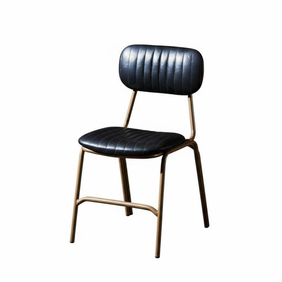 Upholstered High-Back Bar Stool Built-in Footrest Counter Chair for Dining Room
