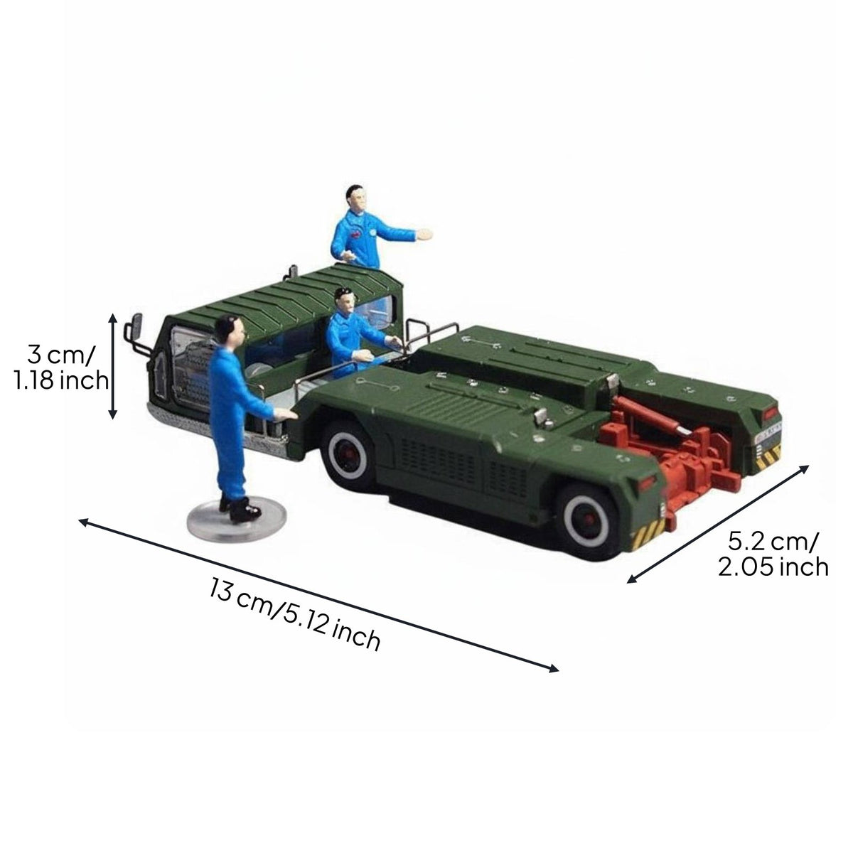 Diecast Aircraft Pushback Tug Souvenir Gift Airplane Tow Tug Model Highly Detailed Ground Support Equipment Model for Aviation Enthusiasts