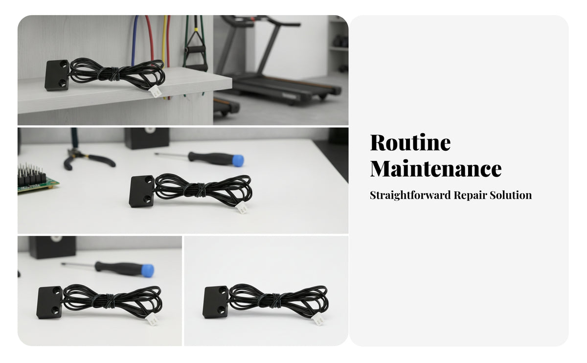 Treadmill Sensor Tachometer Black Cable Treadmill Speed Sensor Wired Fitness Equipment Part Long Lead