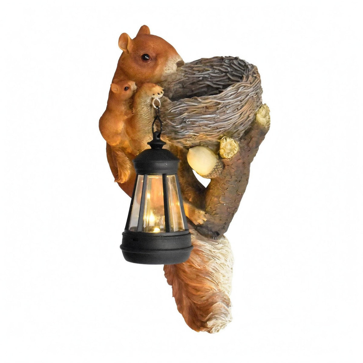 Squirrel Basket Light Yellow Radiance Squirrel Lantern Illuminating & Simple To