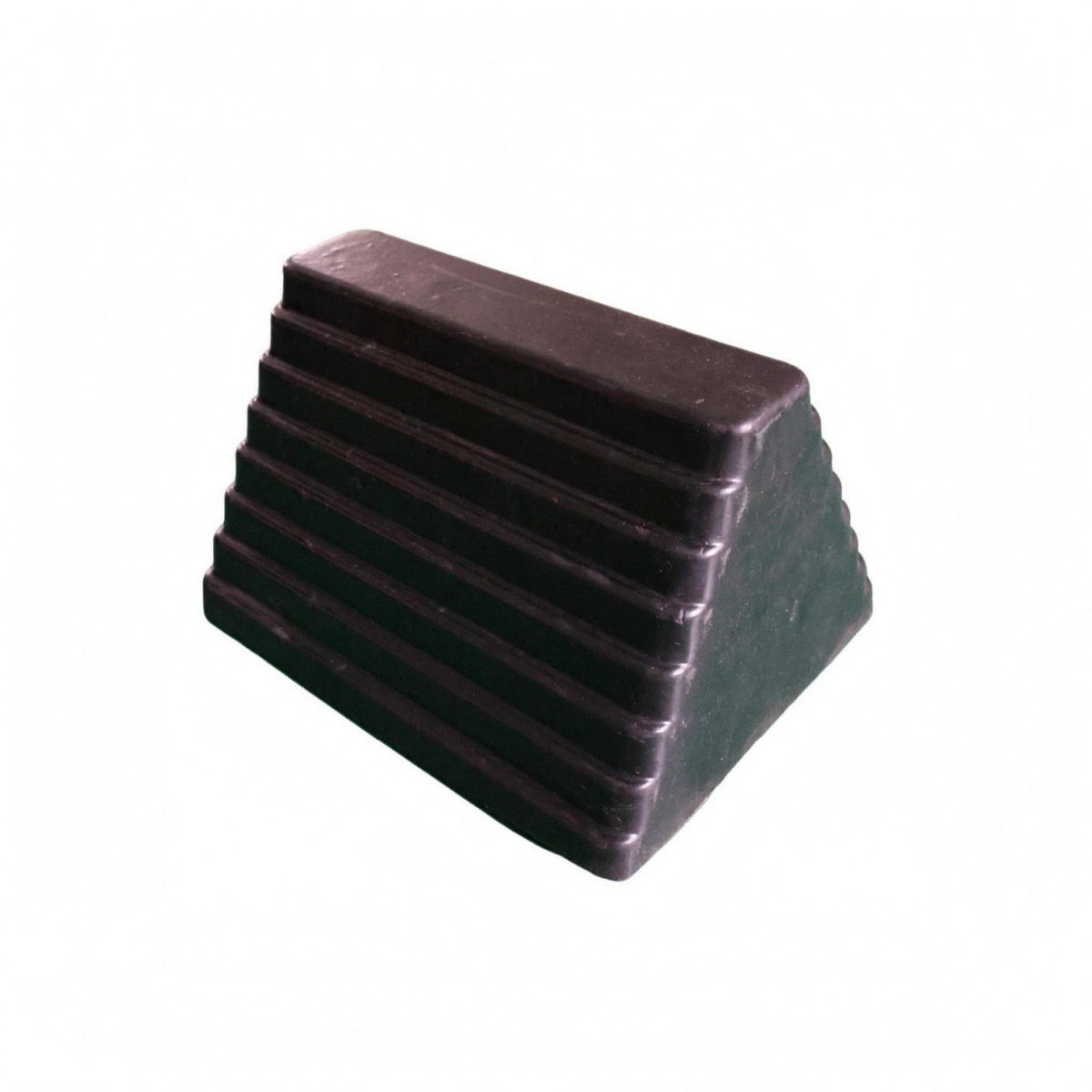 Wheel Chock Ribbed Rubber Wheel Chock Anti-Slip for Parking, Garage