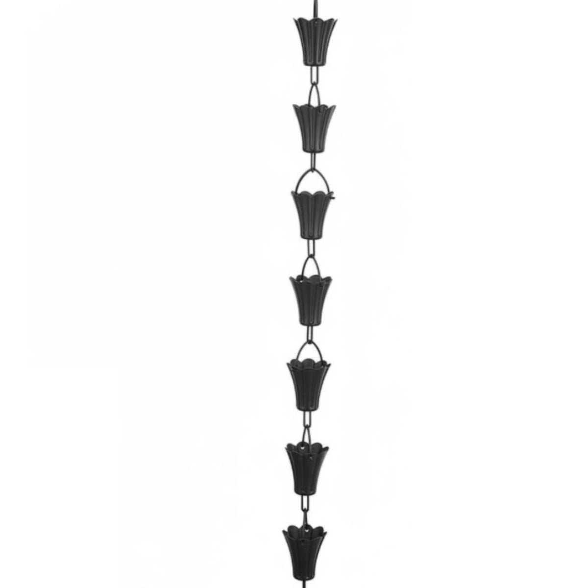 Rain Chain All-Weather Construction Decorative Cup Rain Chain for Eaves, Temple