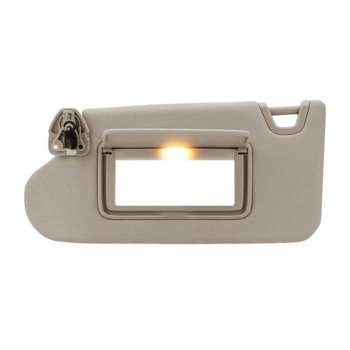 Beige Sun Visor with Mirror Replacement Car Sun Visor Compatible OE Standard for Drivers