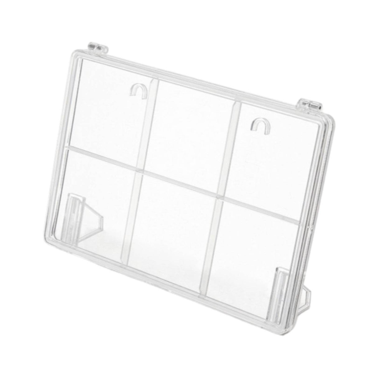 Tabletop Display Case with Compartments Sturdy Organizer Long-Lasting