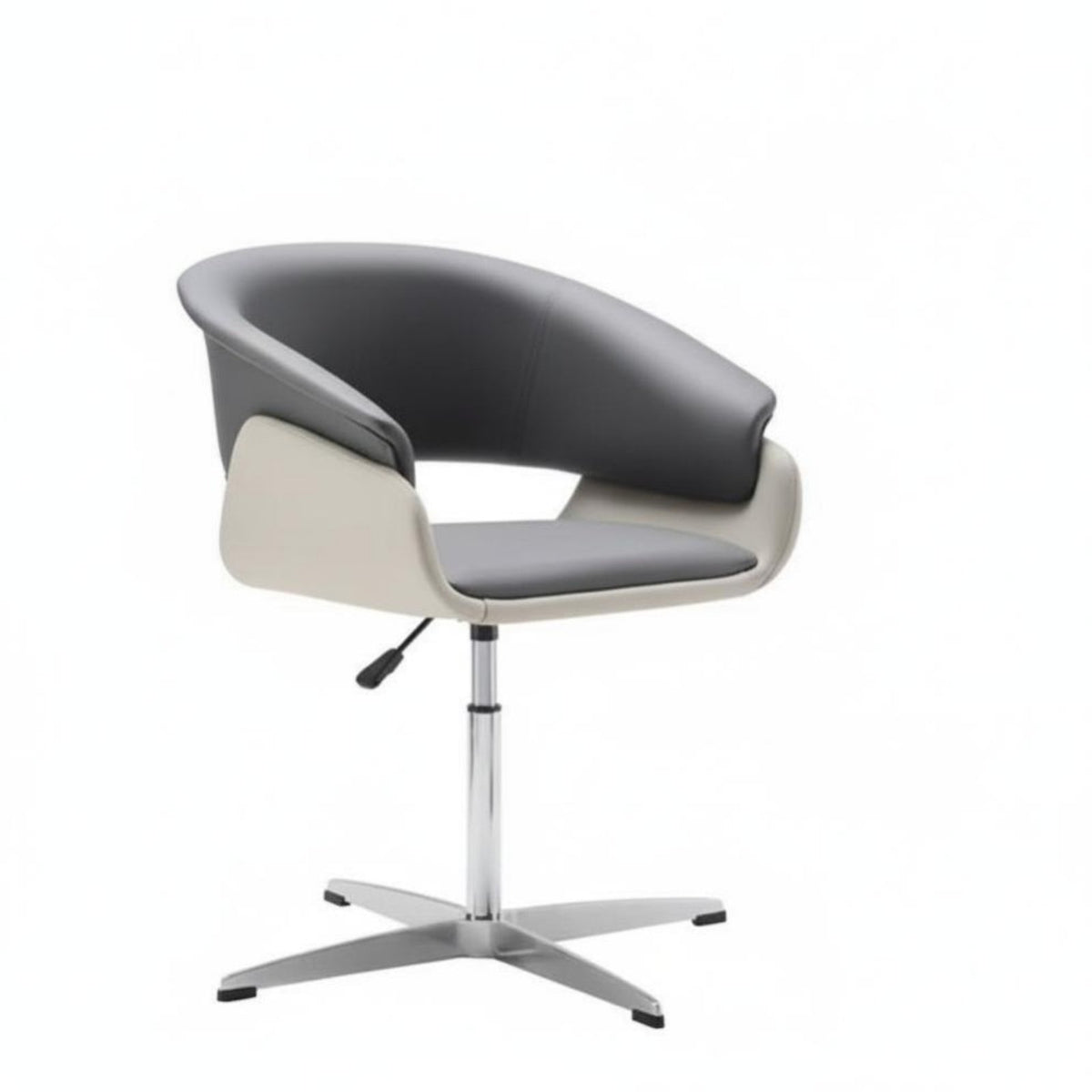 Upholstered Pedestal Chair Adjustable Height Seating Furniture Modern look