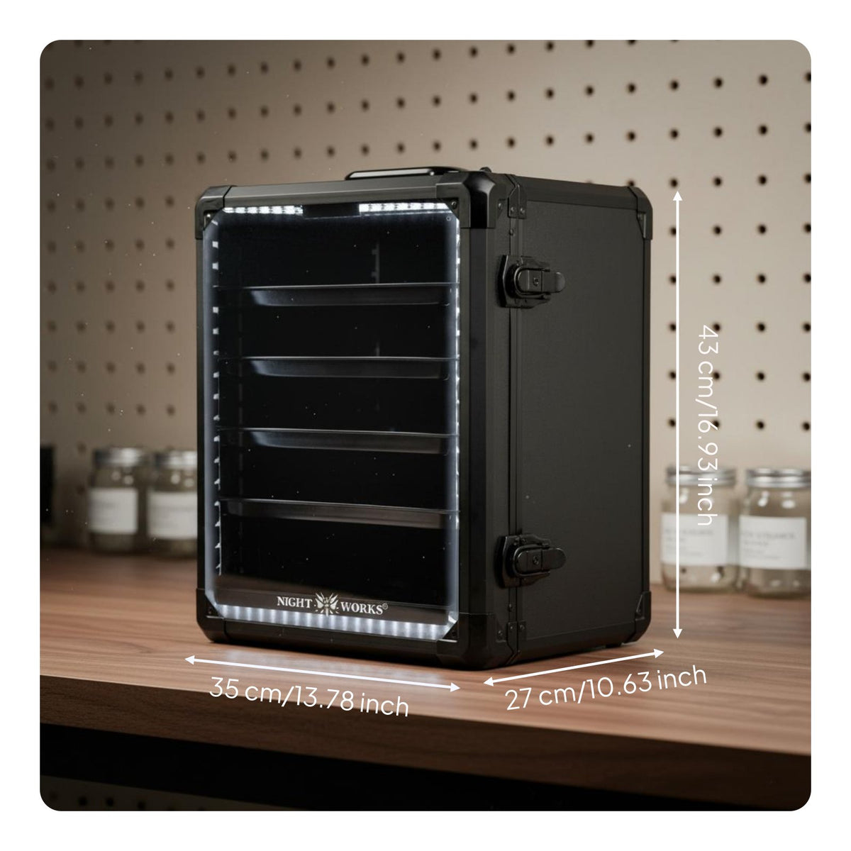 Aluminum Miniature Transport Case Portable Aluminum Miniature Storage Case