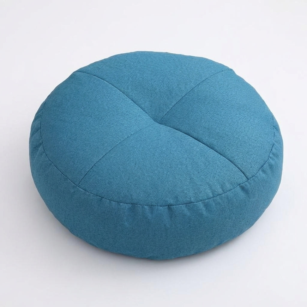 Floor Pillow Meditation Cushion, Washable Round Floor Cushion for Adults, Living Room Balcony Outdoor, Large Floor Pillow Med