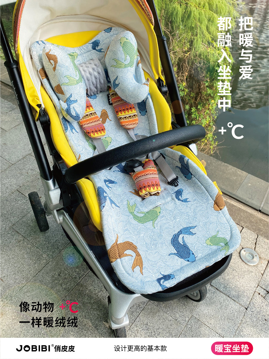 Dearmom罗马假日婴儿推车坐垫四季逸乐途emu棉垫bebebus通用配件