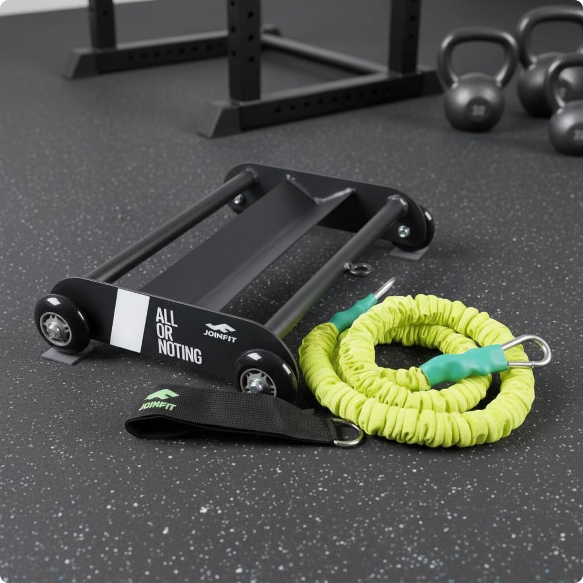 Ab Roller Wheel with Resistance Bands Fitness Equipment Portable for Home Gym