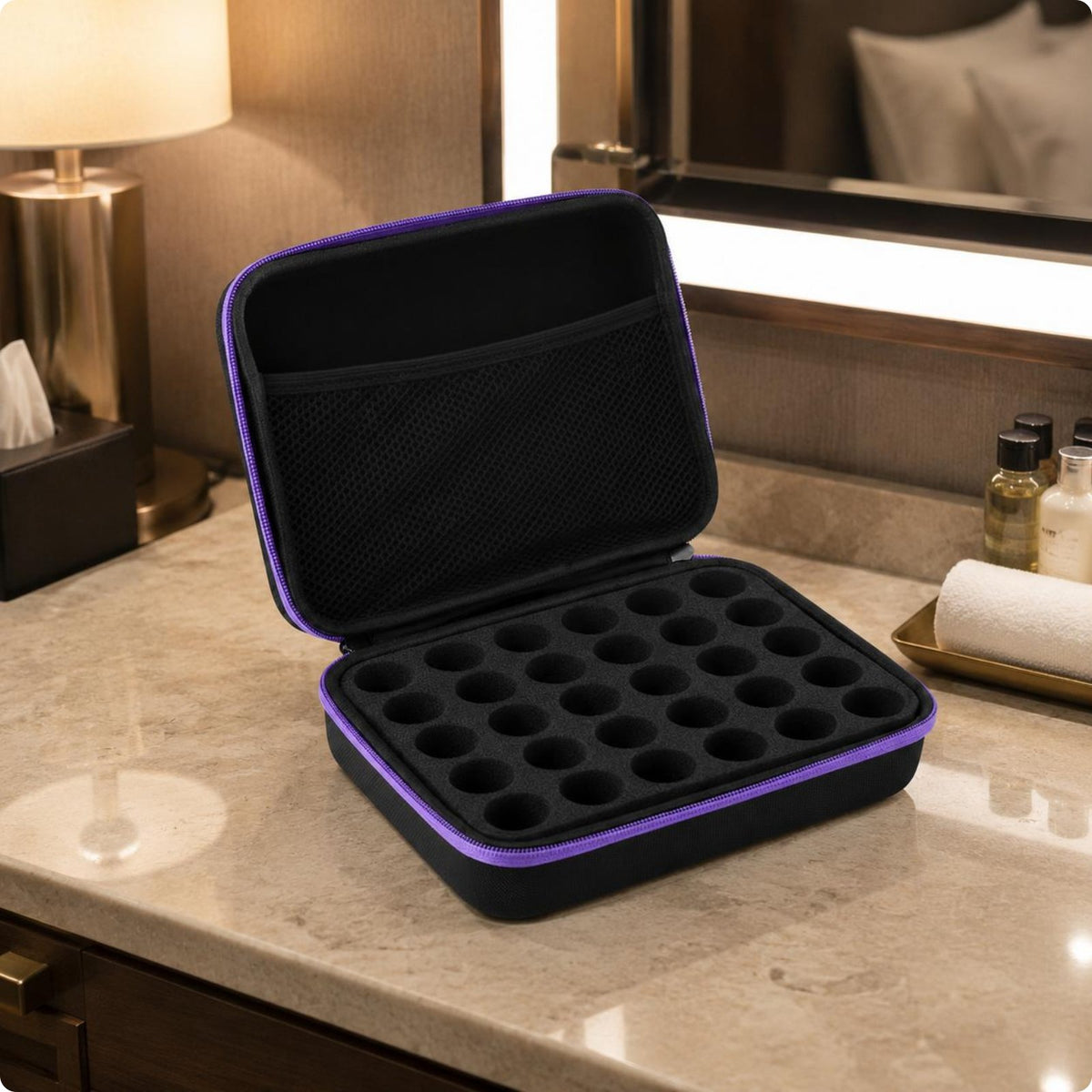 30 Bottle Oil Bag Large Capacity Storage Case Shockproof for Salon