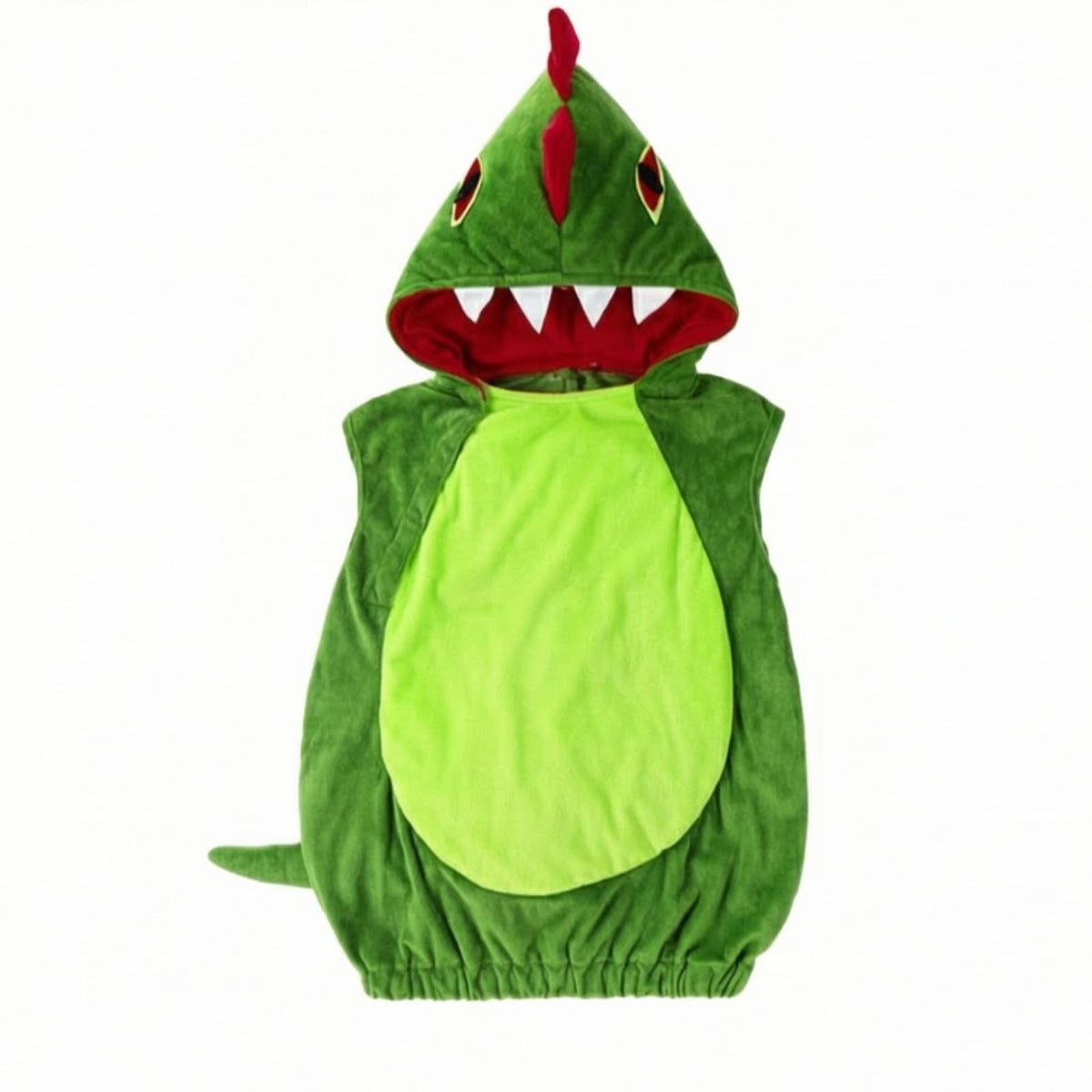 Dinosaur Costume with Hood Soft Dinosaur Romper Long Sleeve for Children, Halloween